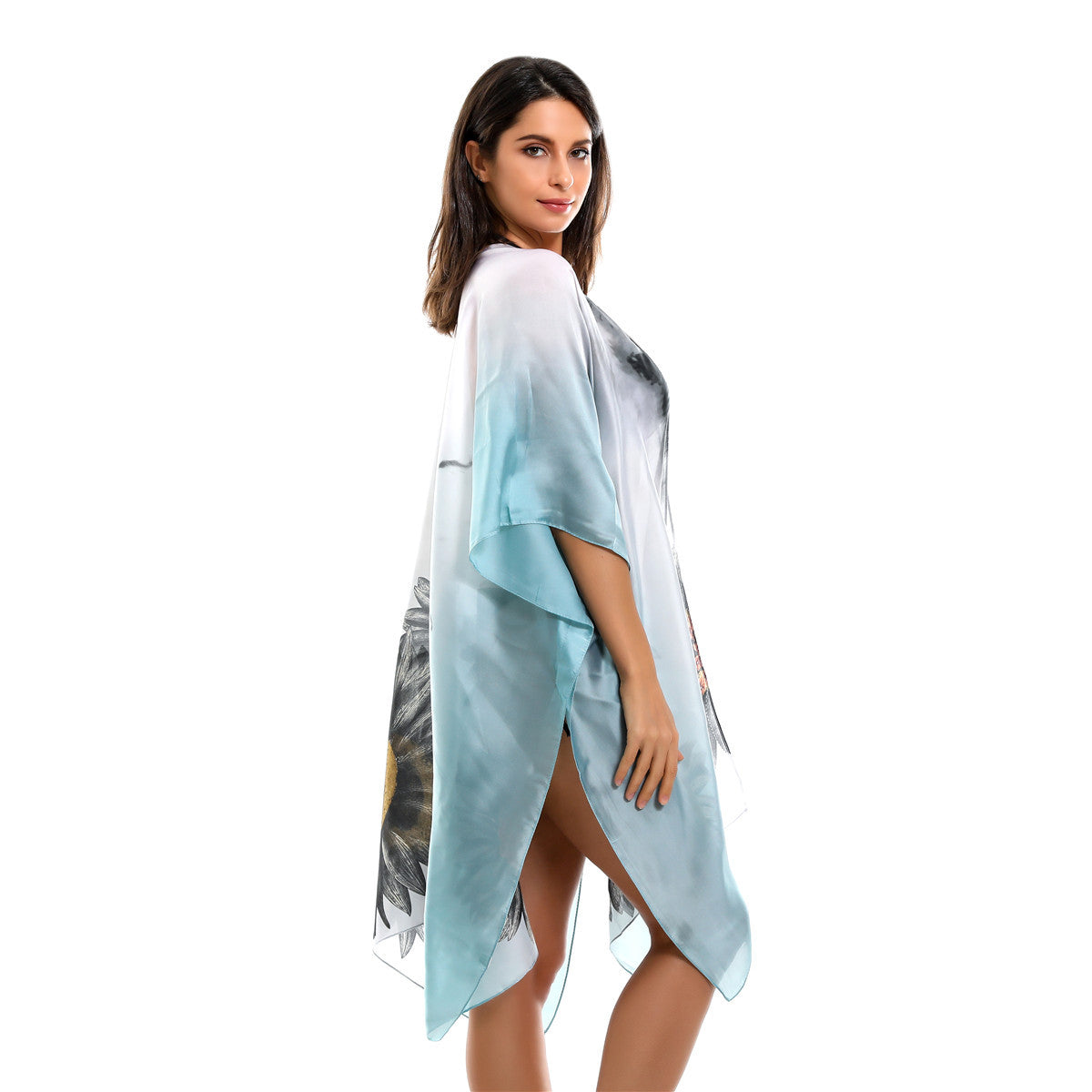 Gradient SUNFLOWER Bikini Sun Protective Blouse Bella Mia