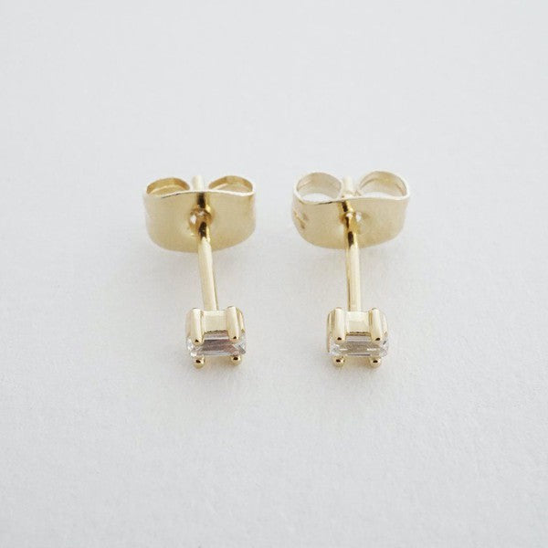 Crystal Baguette Studs Coco’s Tee Boutique