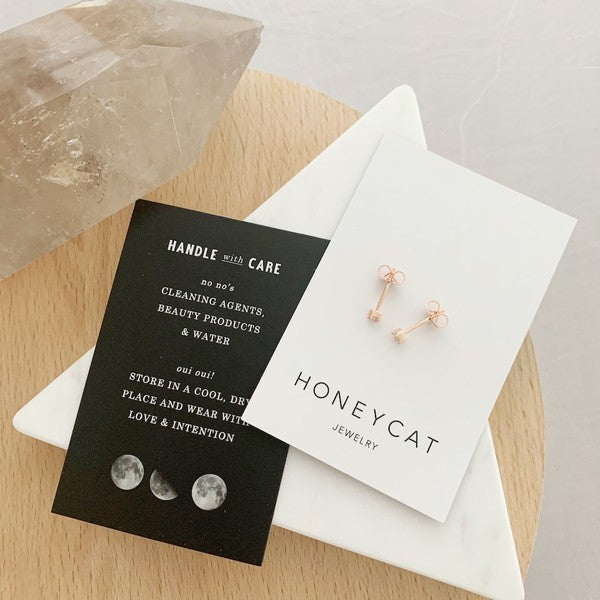 Crystal Baguette Studs Coco’s Tee Boutique