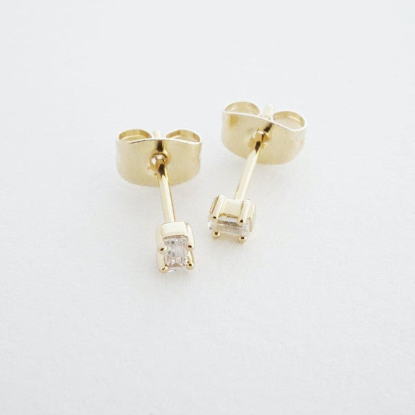 Crystal Baguette Studs Coco’s Tee Boutique