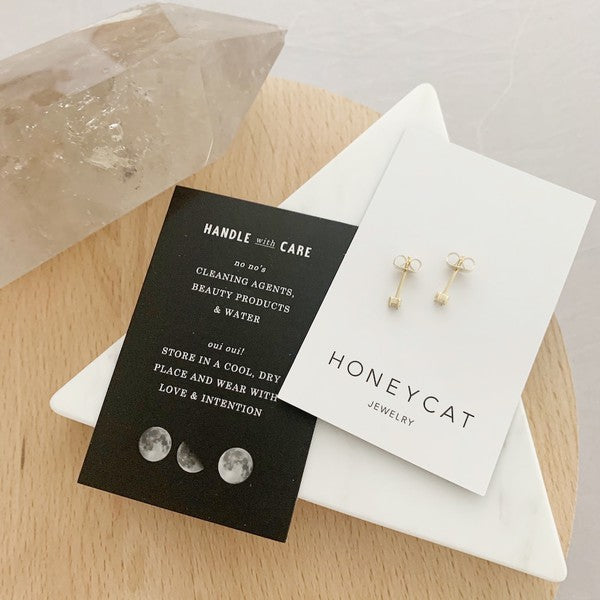 Crystal Baguette Studs Coco’s Tee Boutique