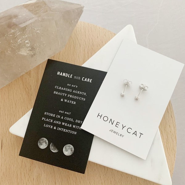 Crystal Baguette Studs Coco’s Tee Boutique