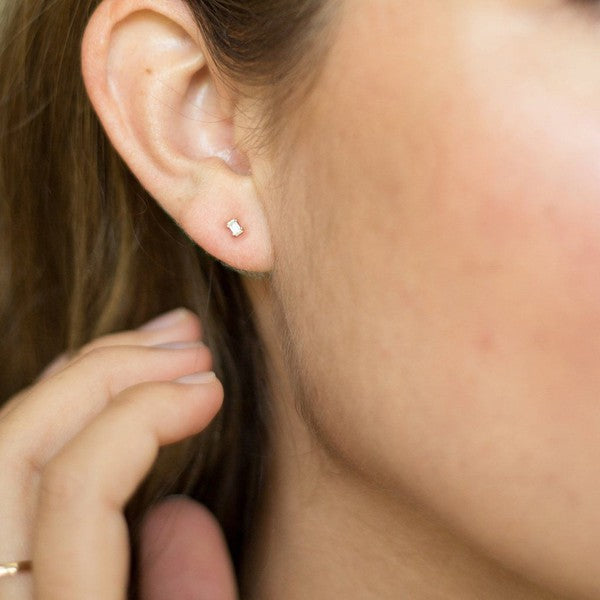 Crystal Baguette Studs Coco’s Tee Boutique