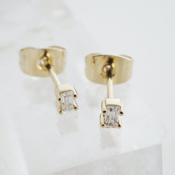 Crystal Baguette Studs Coco’s Tee Boutique
