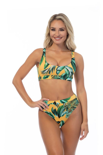 Island Glow Ribbed Bikini Set