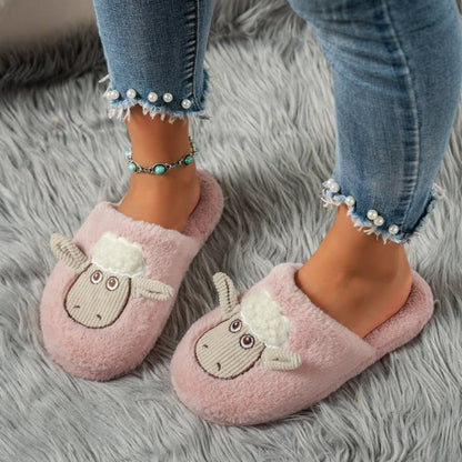 Cozy cotton sheep slippers - ultimate comfort