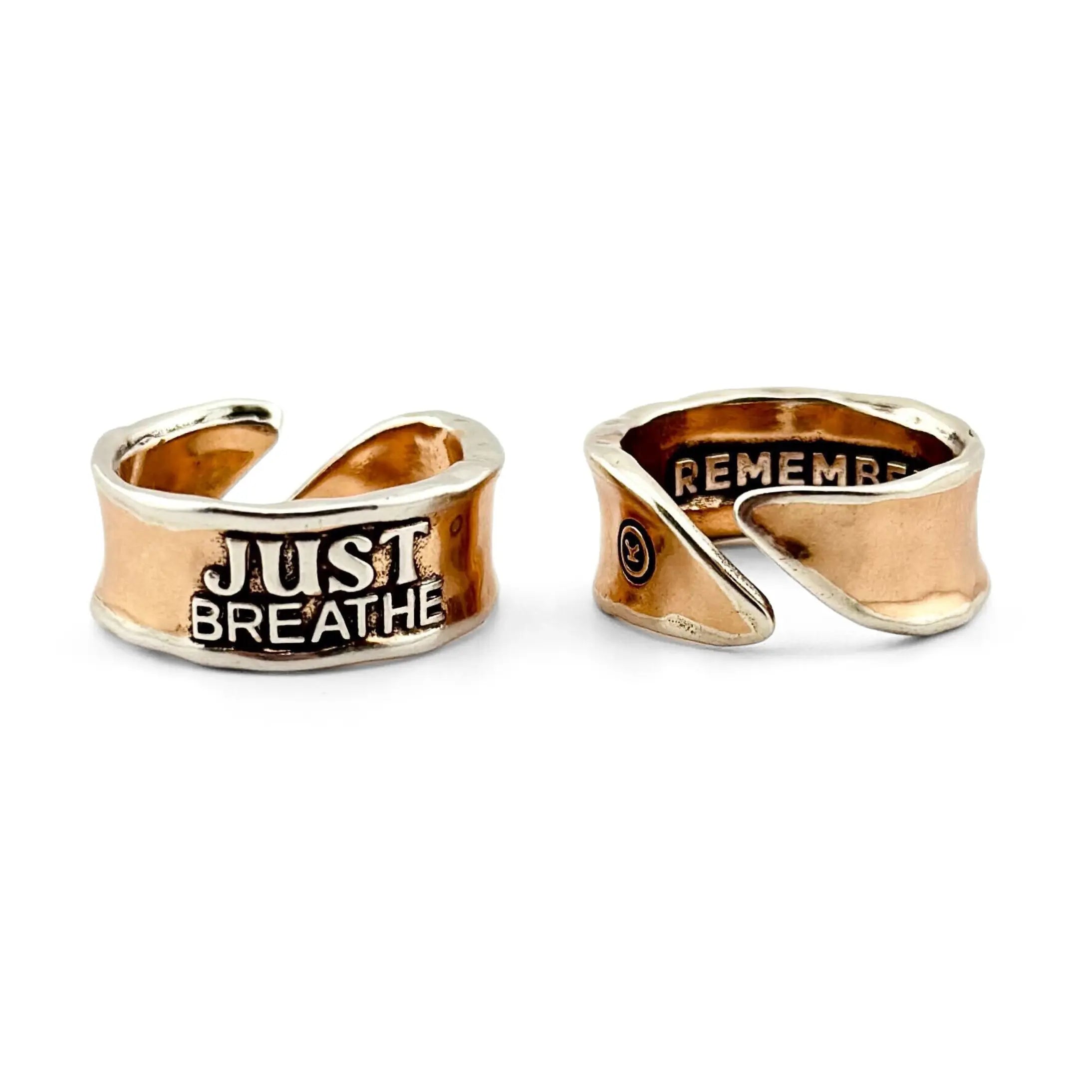 Just Breathe Remember Adjustable Ring Katia Designs