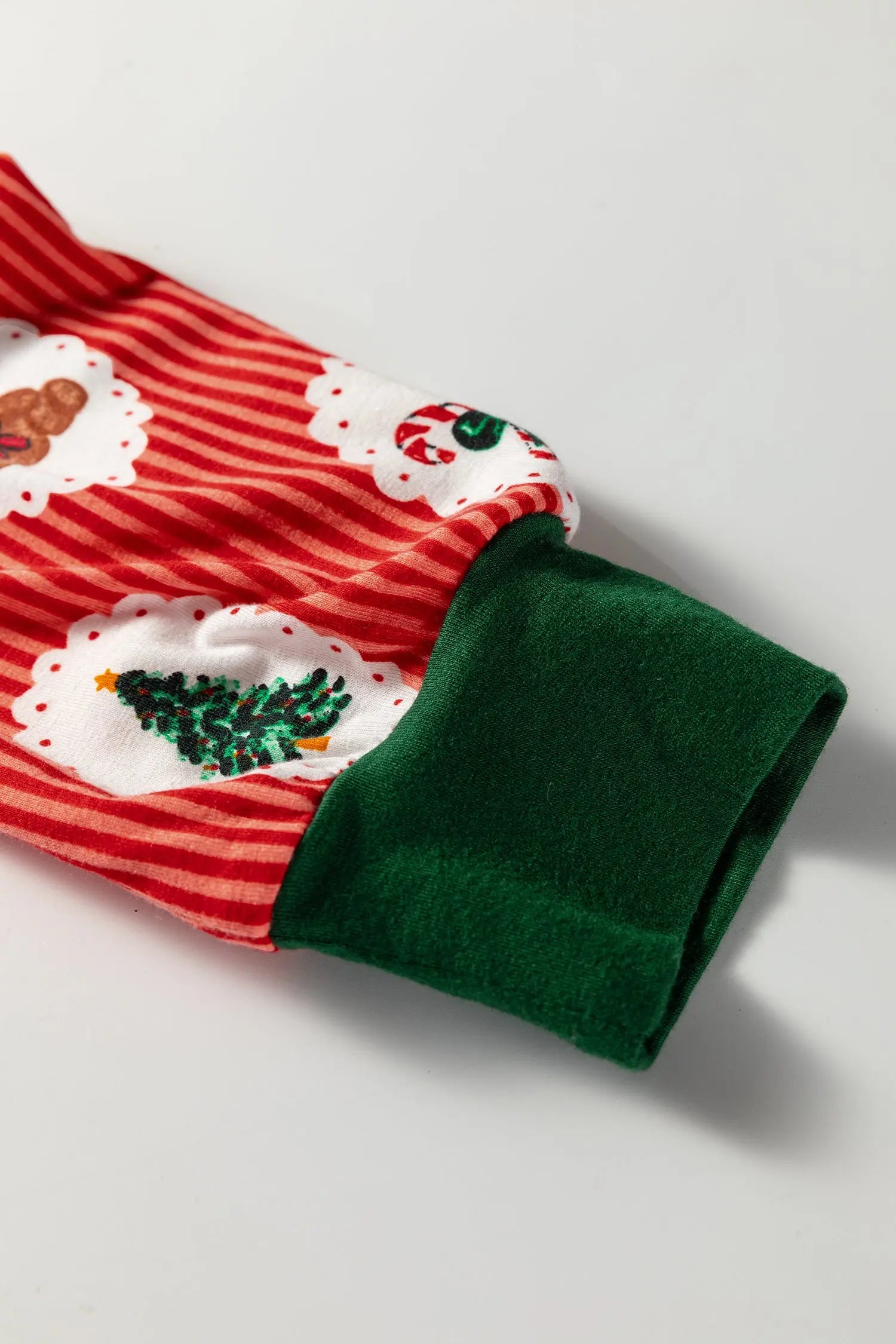 Red Stripe Christmas Print Henley V Neck Pullover And Jogger Pants Lounge Set Dear-Lover Dropshipping