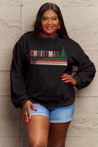 Simply Love Full Size CHRISTMAS Long Sleeve Sweatshirt.