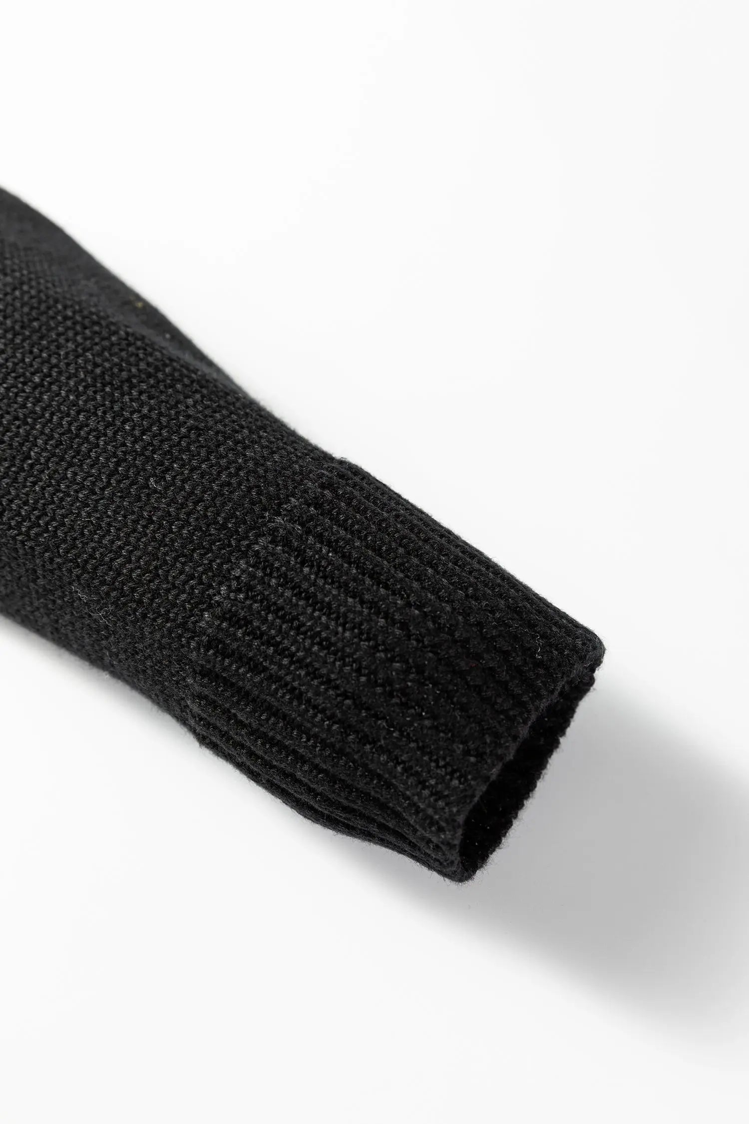 Black Merry Christmas Sweater With Colorful Dot Detail And Drop Shoulder Dear-Lover Dropshipping