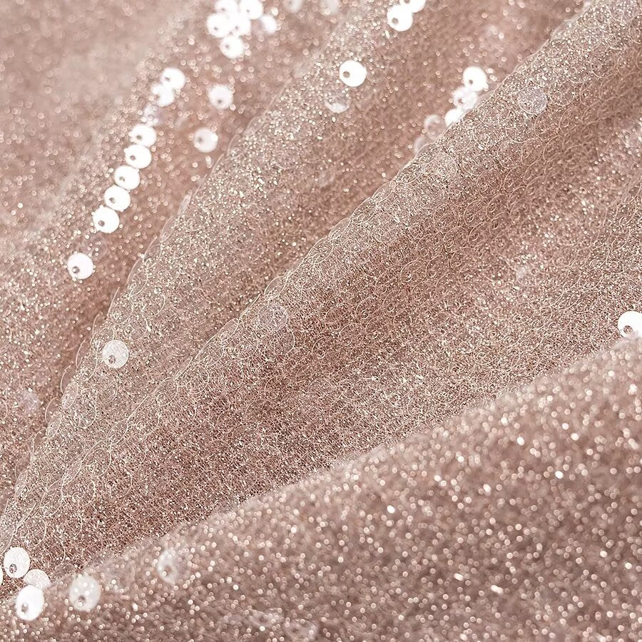 Women French Sequin Pleated Halter Dress Bella Mia