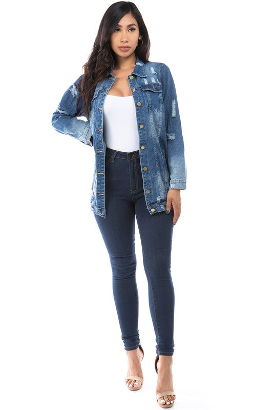 Stylish women's denim jacket for every occasion