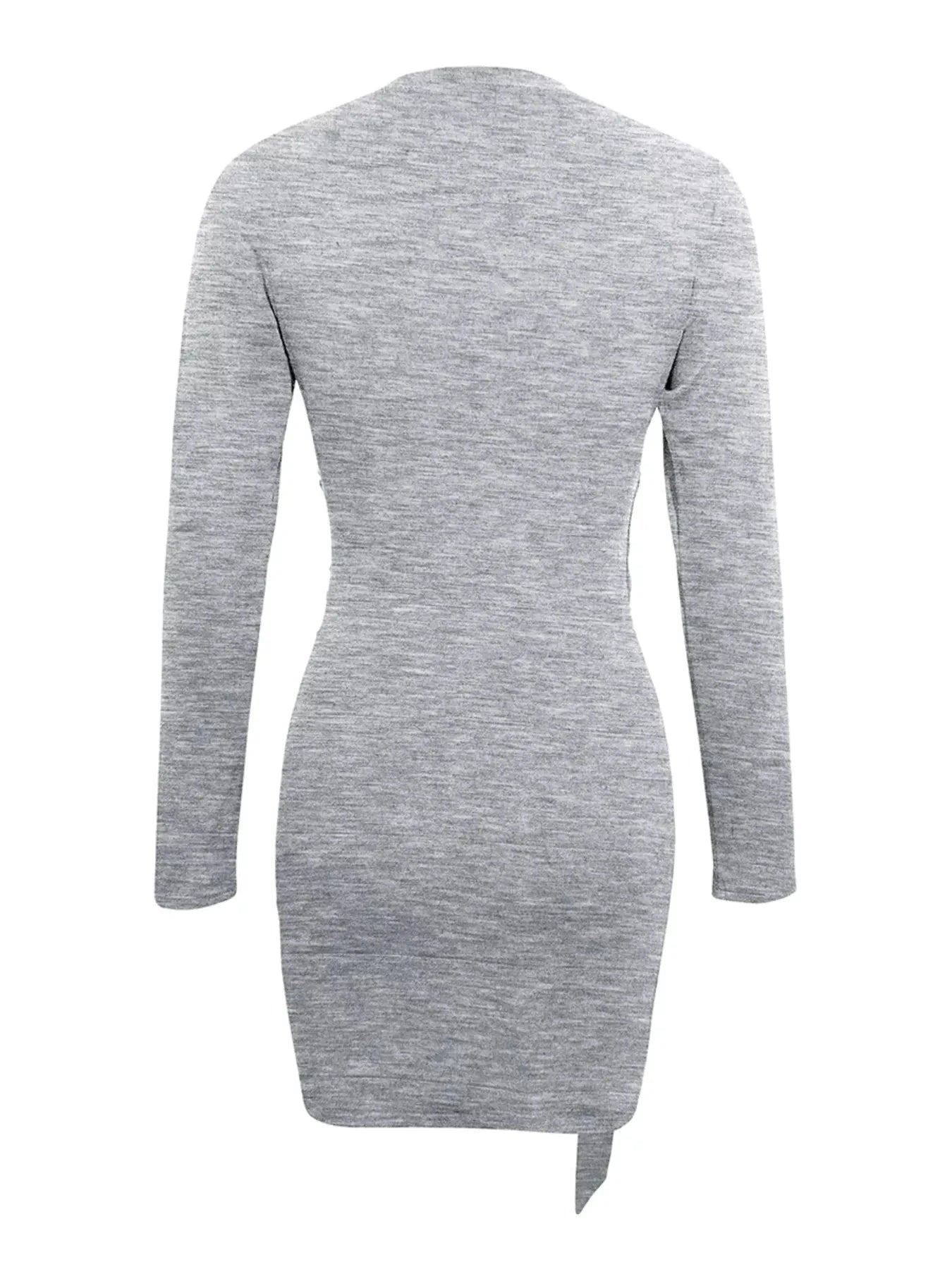 Round Neck Long Sleeve Bodycon Dress Coco’s Tee Boutique
