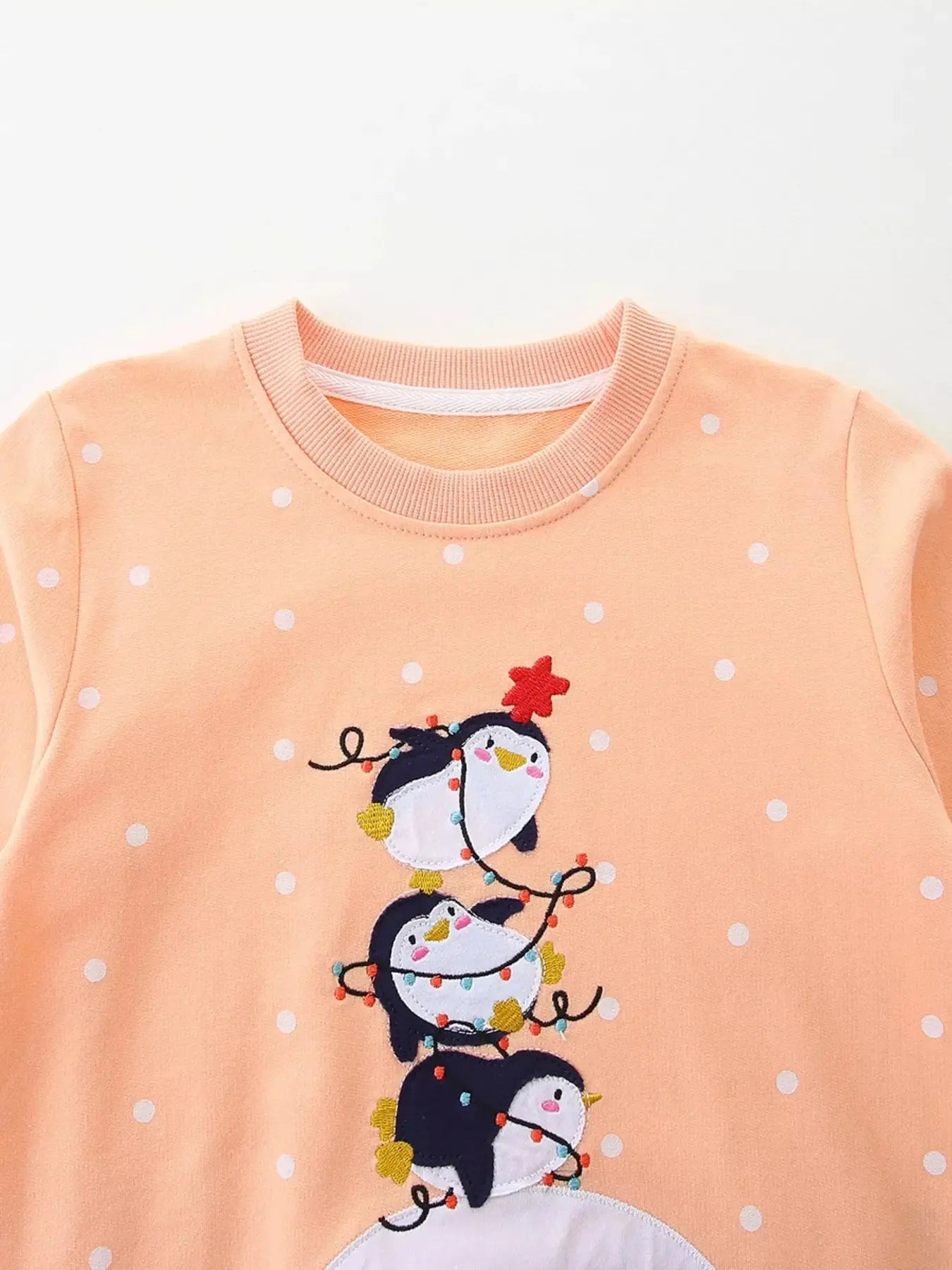 Children's Penguin Round Neck Sweatshirt Simply Love