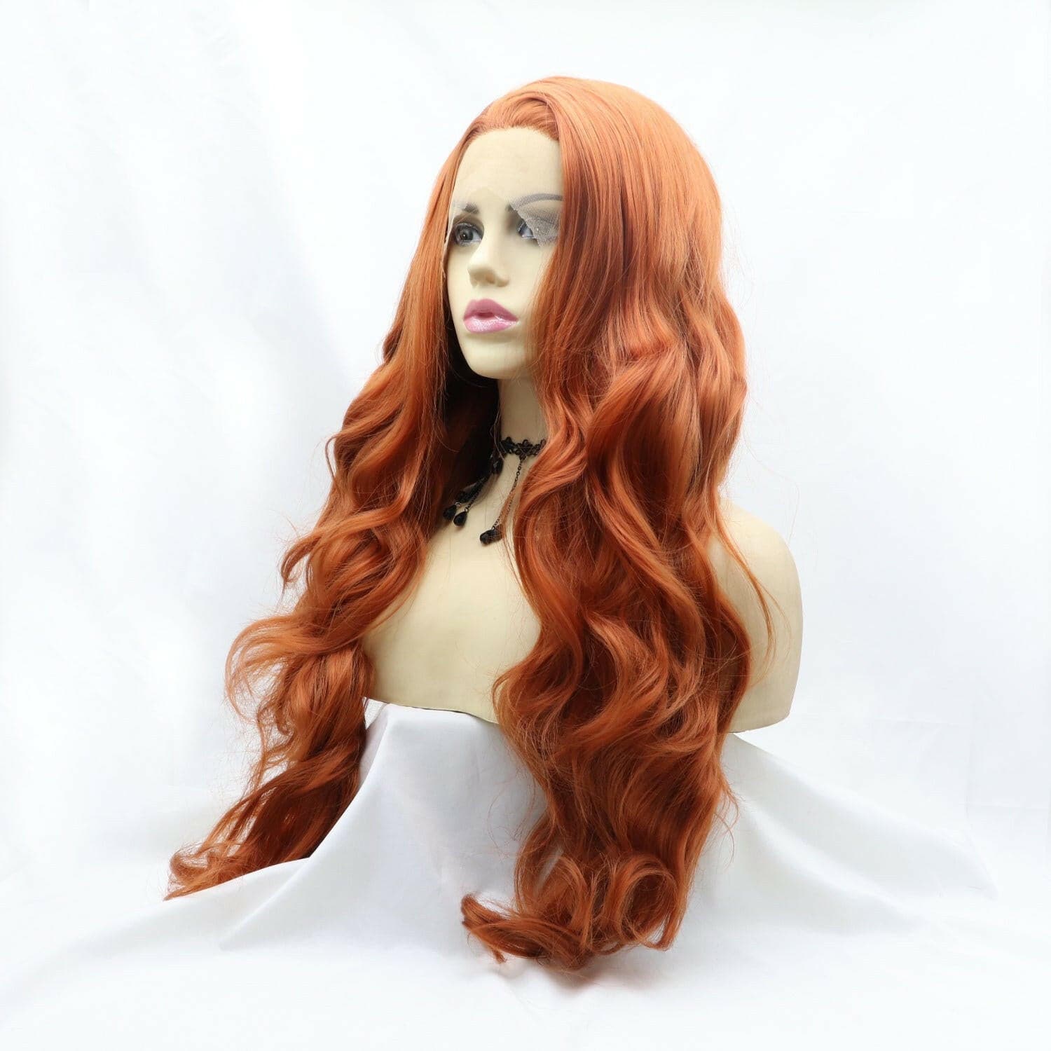 13*3" Lace Front Wigs Synthetic Long Wavy 24" 130% Density - Love Salve