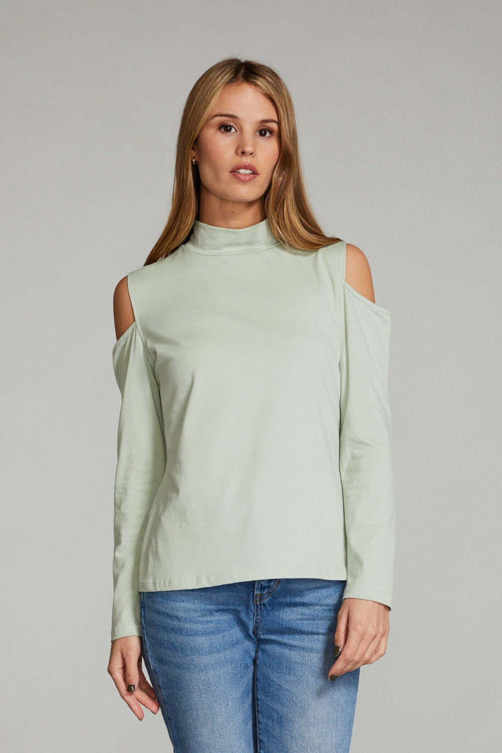 Cold shoulder long sleeve top Miss Sparkling