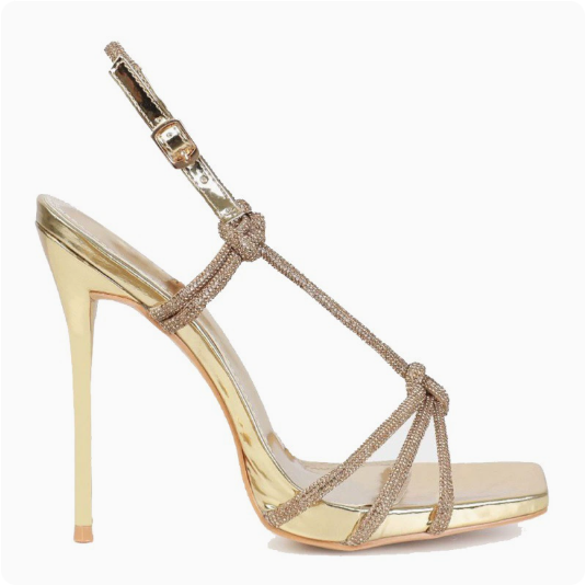 Ladies Heels Spring Street Date Rhinestone Cocktail Pointed Stiletto Heel Women Ultra High Heel Sandals Bella Mia