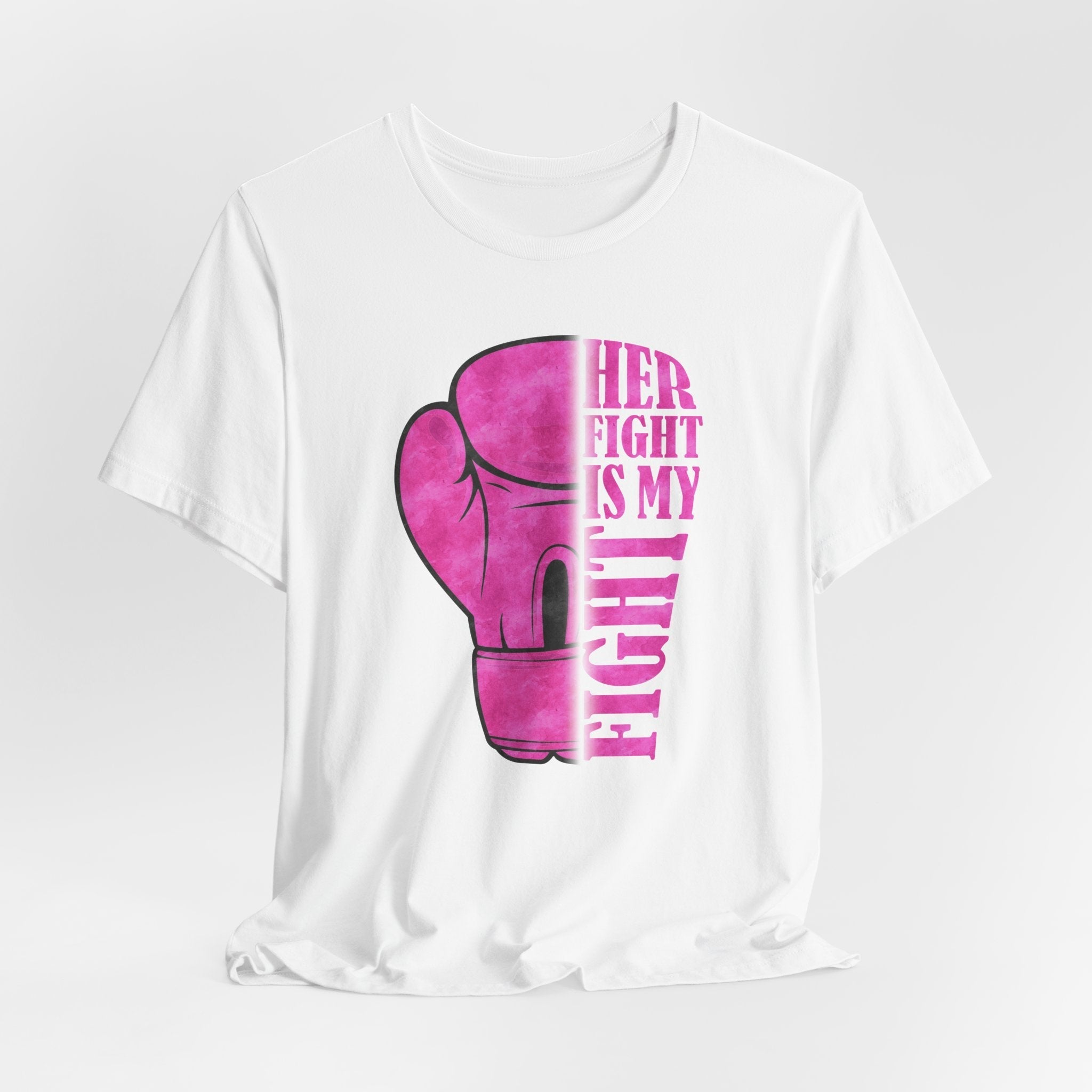 Empowering Fight Tee Unisex Jersey Short Sleeve Tee Cancer Awareness Shirt Inspirational Gift Womens Rights Tee Coco’s Tee Boutique