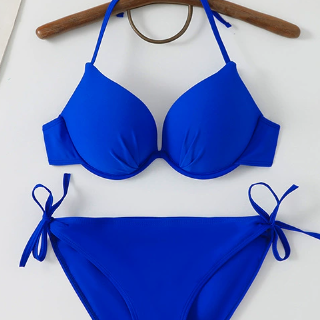 Beach Vacation Underwire Bikini Swimsuit Women Underwire Gather Big Small Breasts Sexy Three Point Swimsuit Women Bella Mia