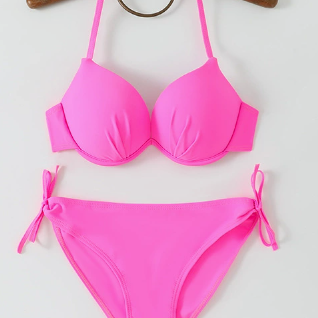 Beach Vacation Underwire Bikini Swimsuit Women Underwire Gather Big Small Breasts Sexy Three Point Swimsuit Women Bella Mia