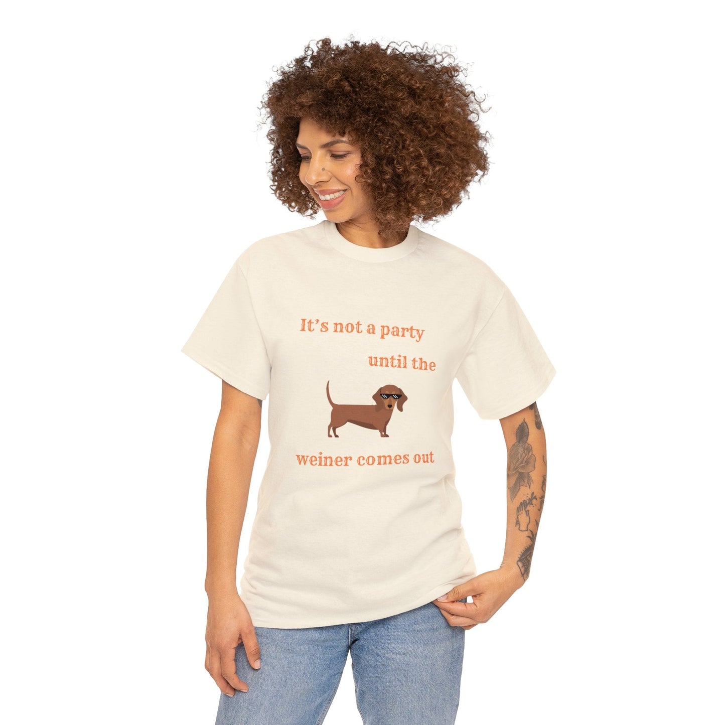 Dachshund Weiner Party Short Sleeve Tee