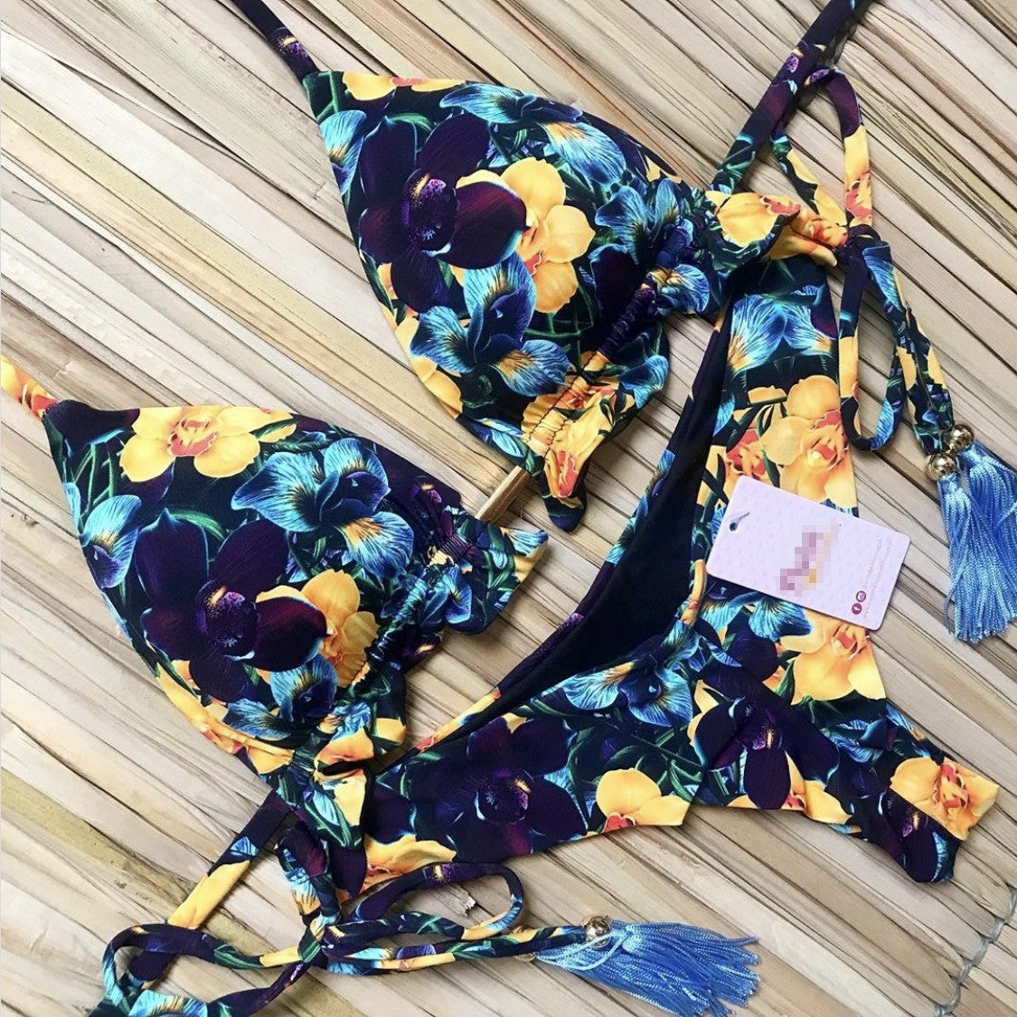 Swimsuit Floral Vintage Bikini Sexy Swimwear Bella Mia