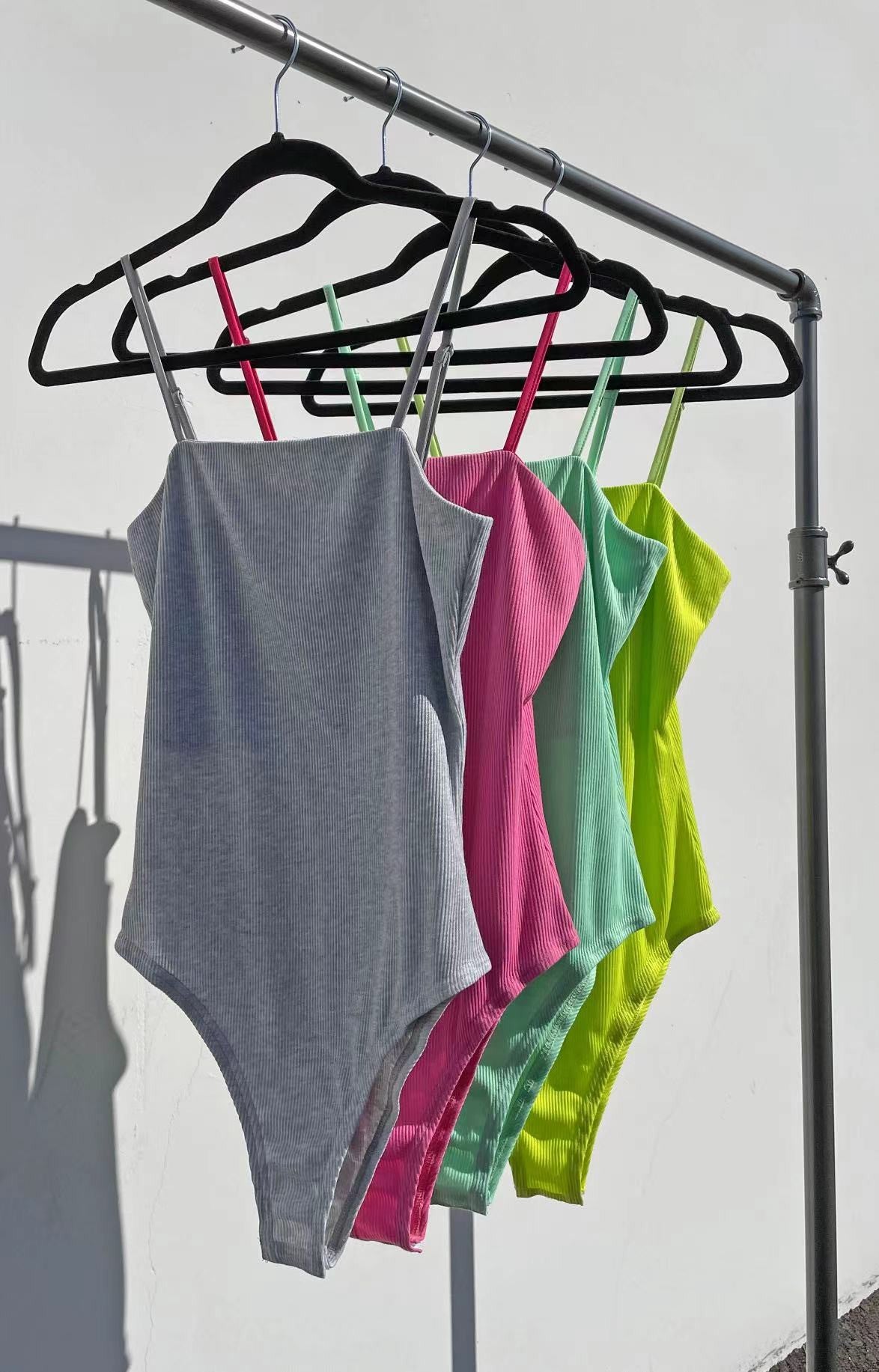 Rib knit bodysuit Miss Sparkling