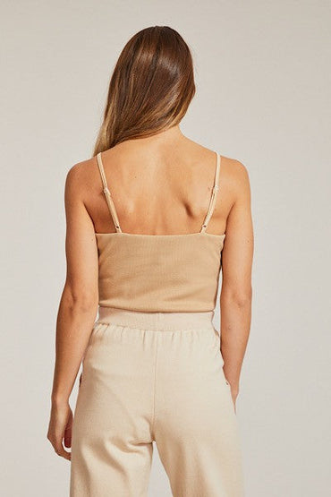 Rib knit bodysuit