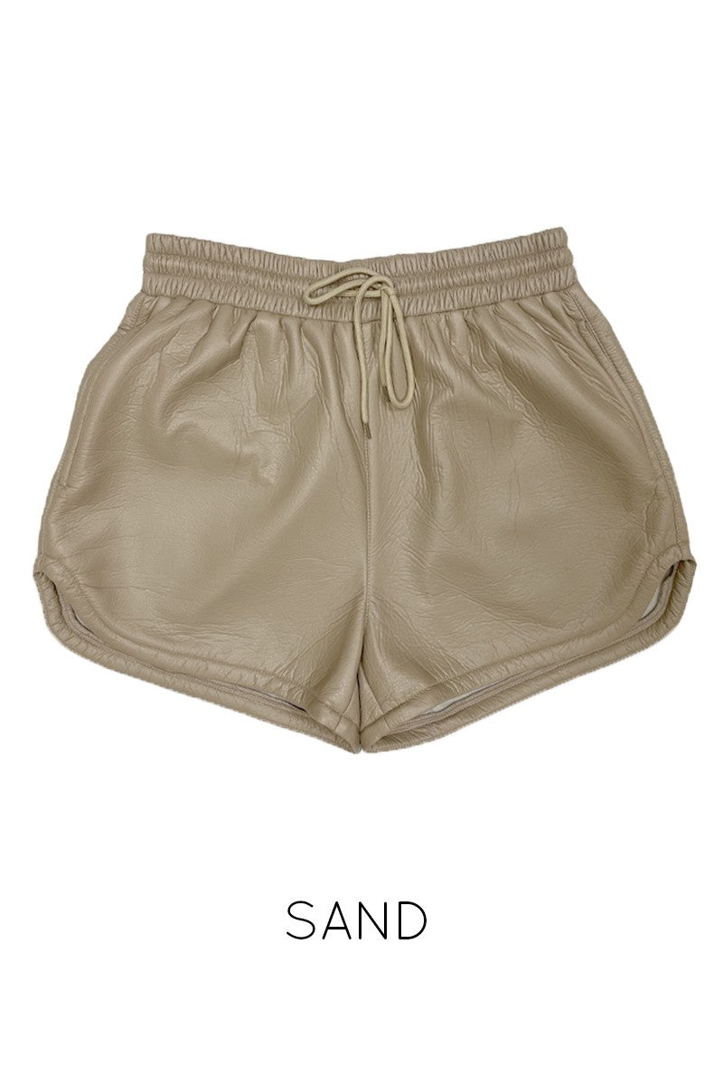 Soft Pleather Shorts Miss Sparkling
