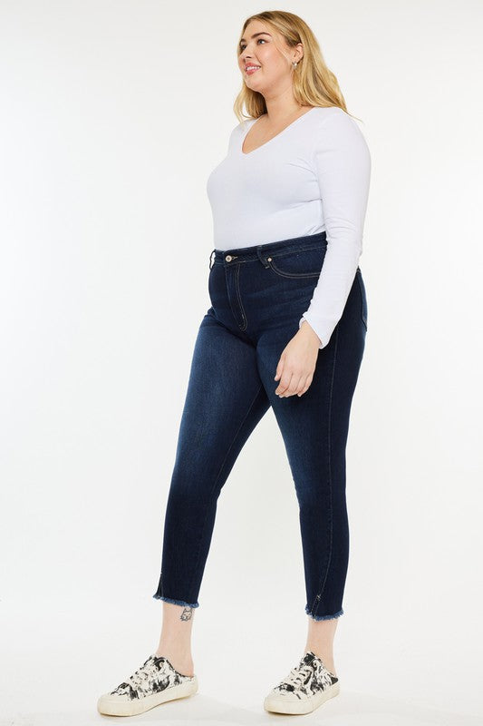 Plus High Rise Ankle Skinny Jeans KanCan Coco’s Tee Boutique