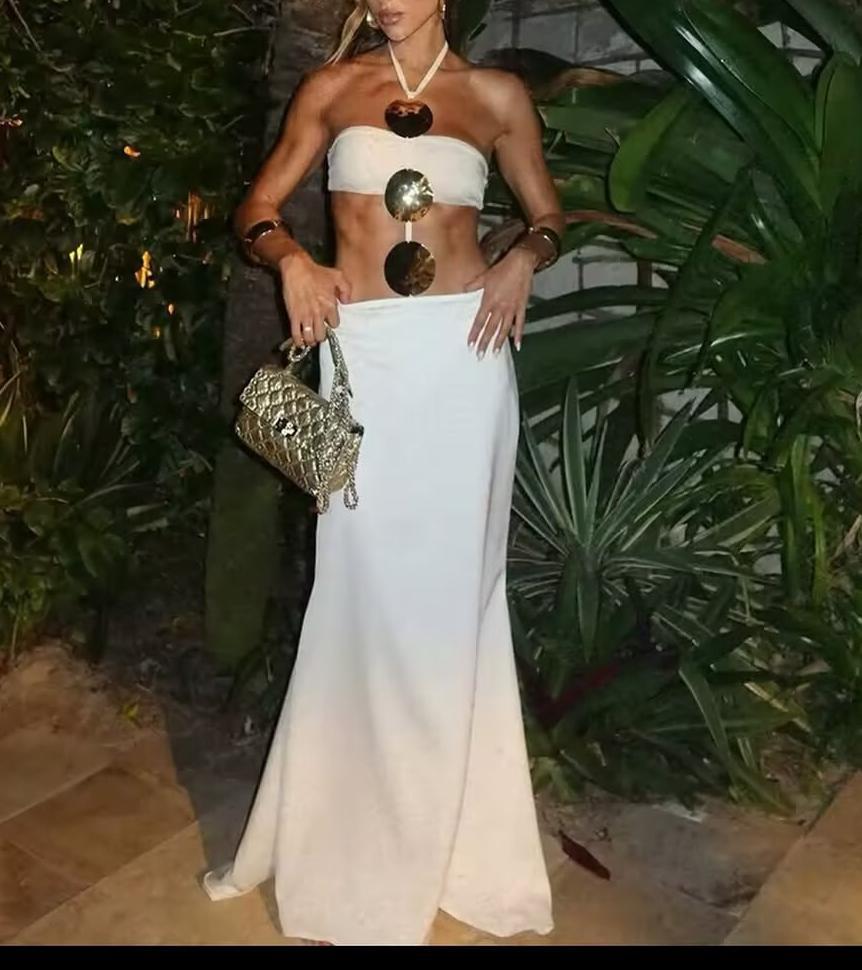 Summer Women Clothing off Shoulder Sexy Cutout Dress Bella Mia