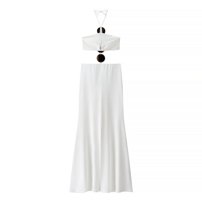 Summer Women Clothing off Shoulder Sexy Cutout Dress
