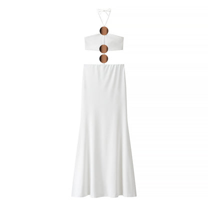 Summer Women Clothing off Shoulder Sexy Cutout Dress