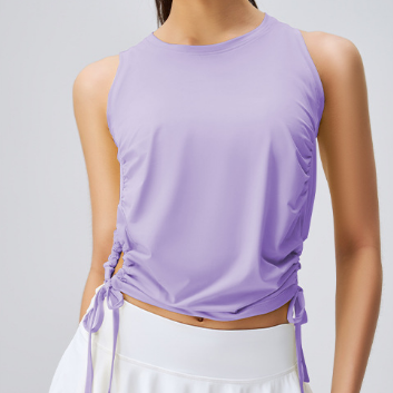 Yoga Wear Women Spring Summer Sun Protection Top Professional High End Fashionable Workout Clothes Vest Women Quick Drying Sports Blouse Bella Mia