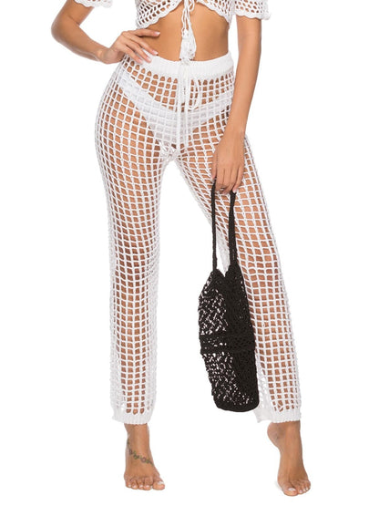 Cutout High Waist Swim Pants.