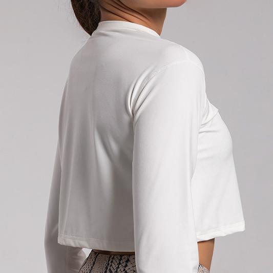 Autumn Winter Sports T shirt Women Yoga Clothes Women round Neck Slim Fit Sports Long Sleeved Top Bella Mia