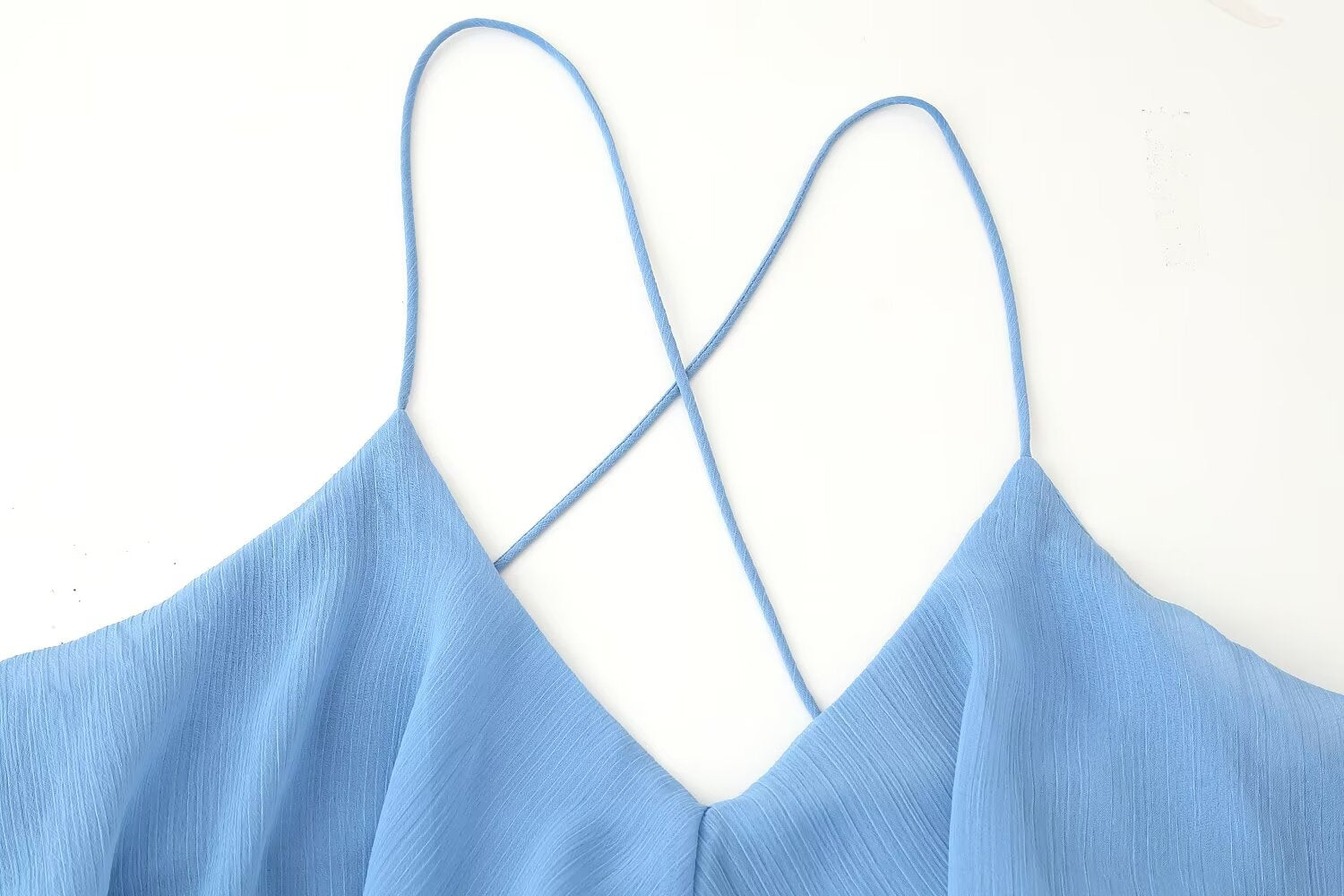 Women Clothing Laminated Decoration Sexy Suspenders Dress Bella Mia