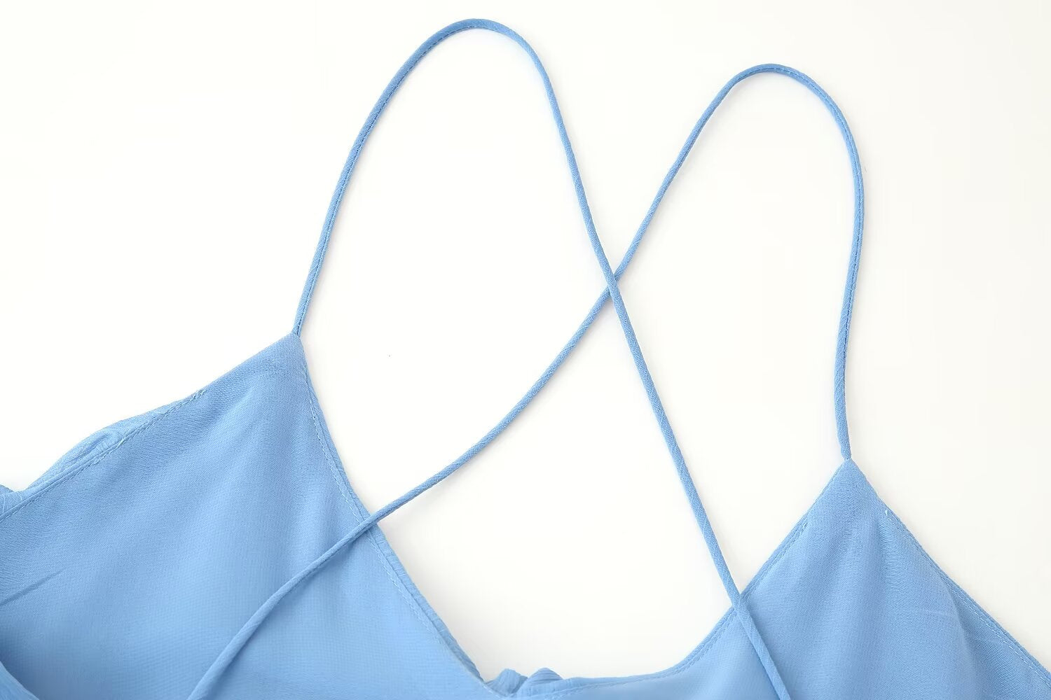 Women Clothing Laminated Decoration Sexy Suspenders Dress Bella Mia