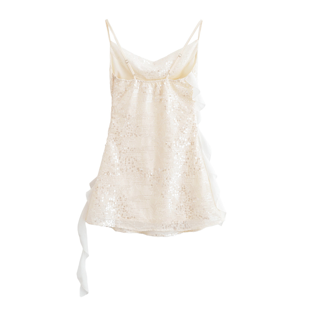 Summer Laminated Decoration Sequin Short Dress Bella Mia