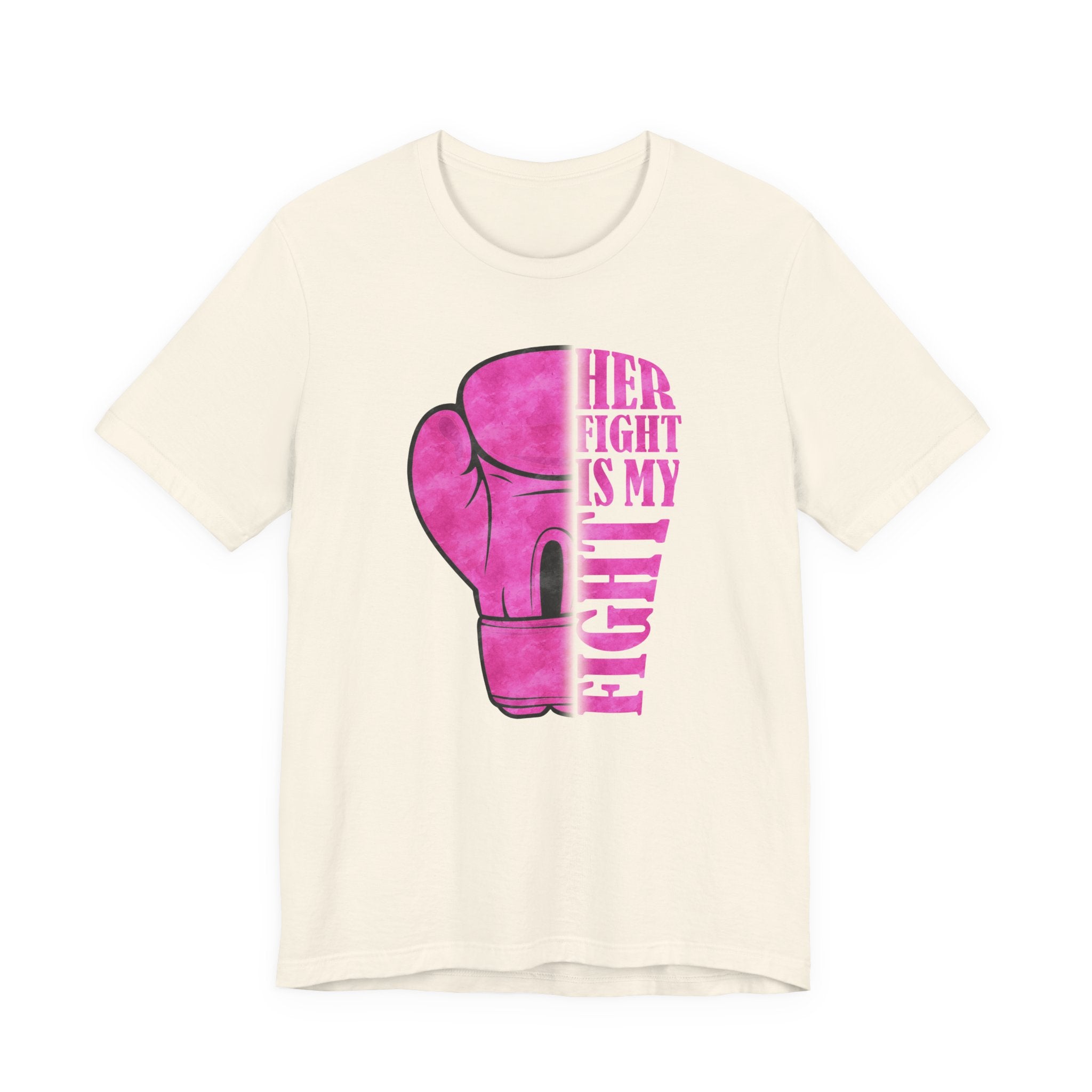 Empowering Fight Tee Unisex Jersey Short Sleeve Tee Cancer Awareness Shirt Inspirational Gift Womens Rights Tee Coco’s Tee Boutique