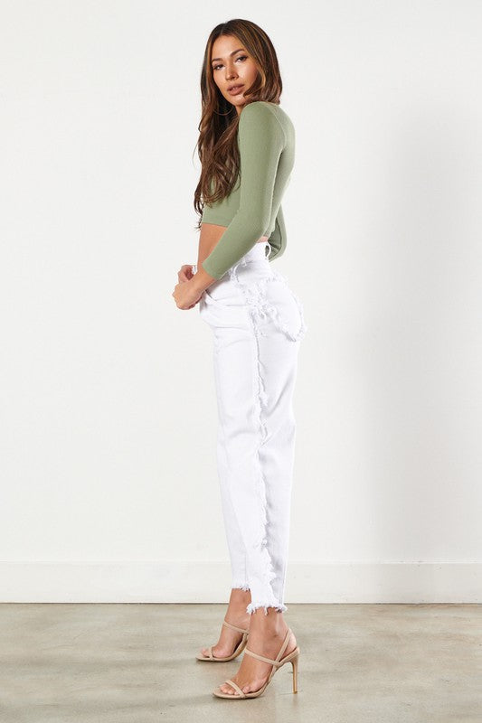 Chic relaxed-fit denim jeans