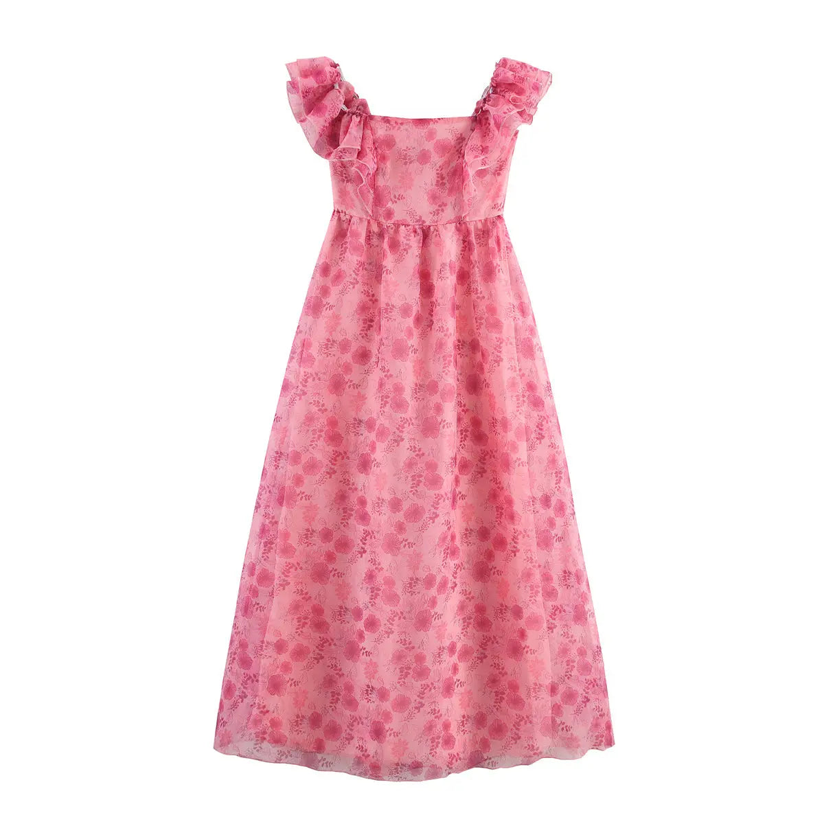 Summer French Tight Waist Small Fly Sleeve Length Dress Bella Mia