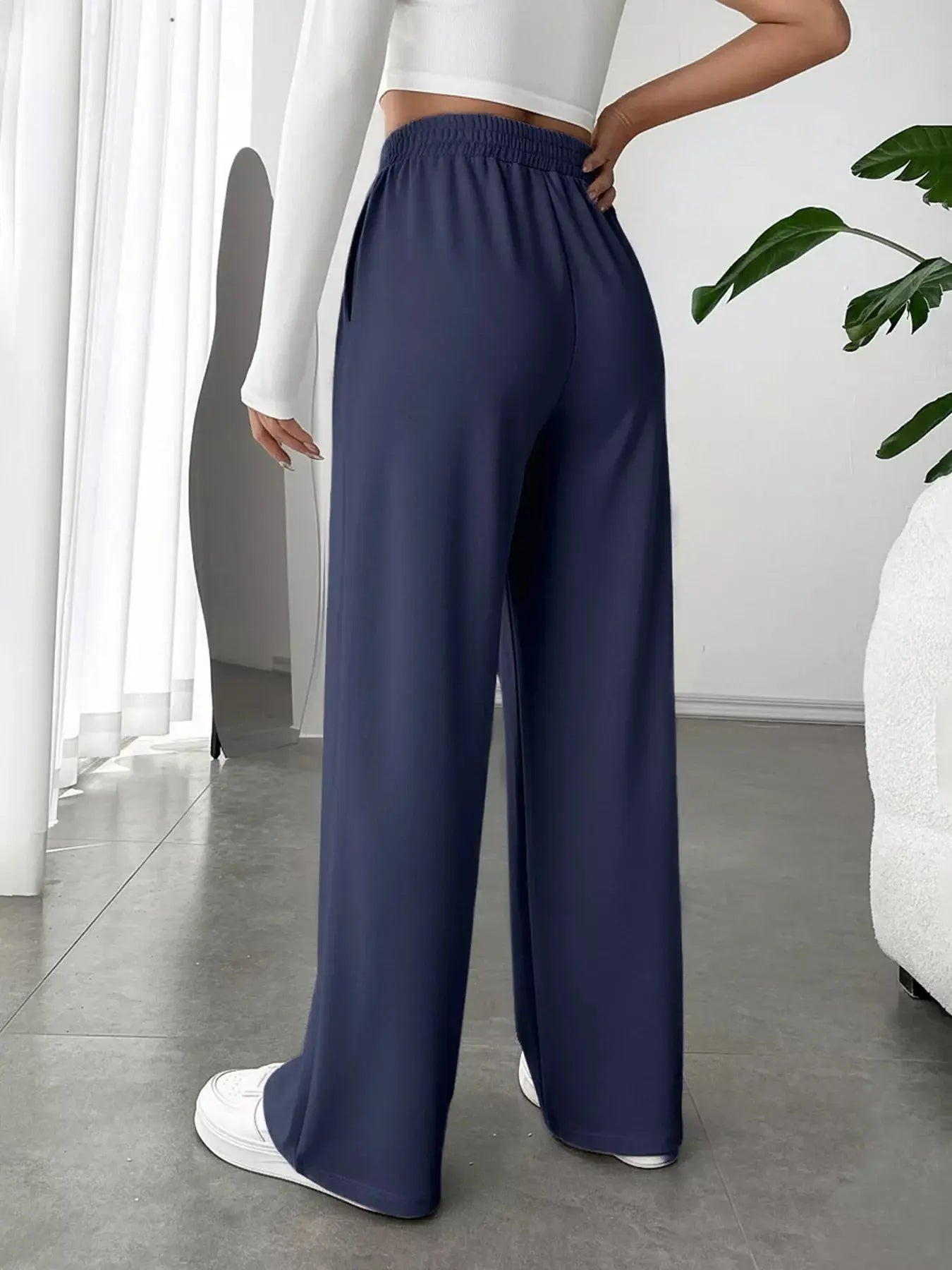 Wide Leg High Waist Pants Simply Love