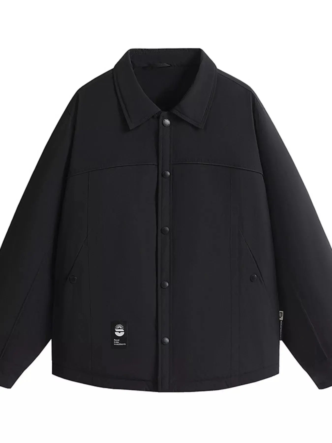 Men's Plus Size Casual Snap-Down Lightweight Jacket Simply Love