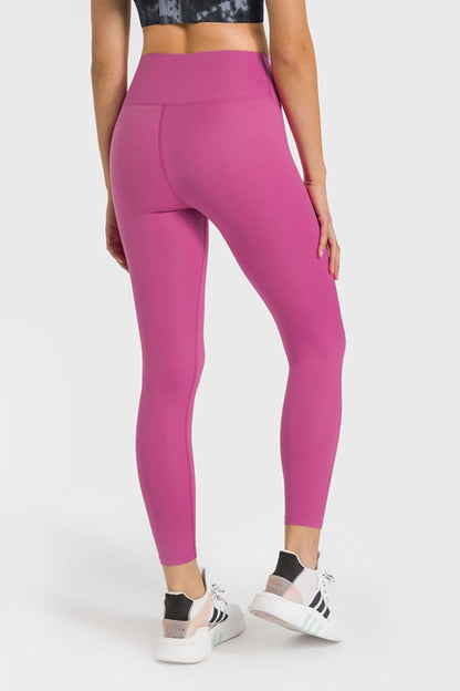 High Waist Ankle-Length Yoga Leggings.