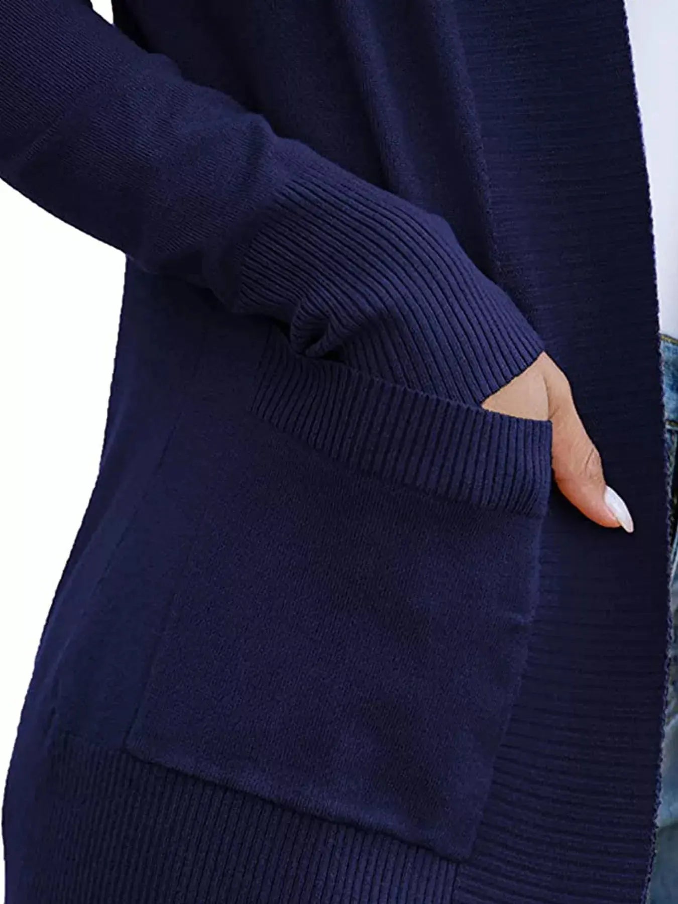 Open Front Knit Cardigan Simply Love