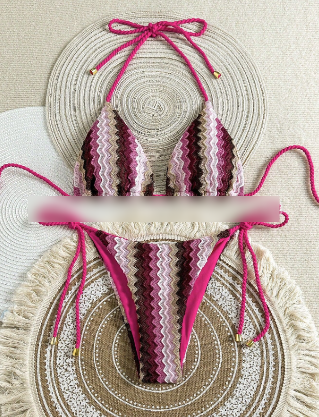 Swimsuit Women Bikini Sexy Bikini Women Fission Swimsuit Braid Rope Bikini Bella Mia