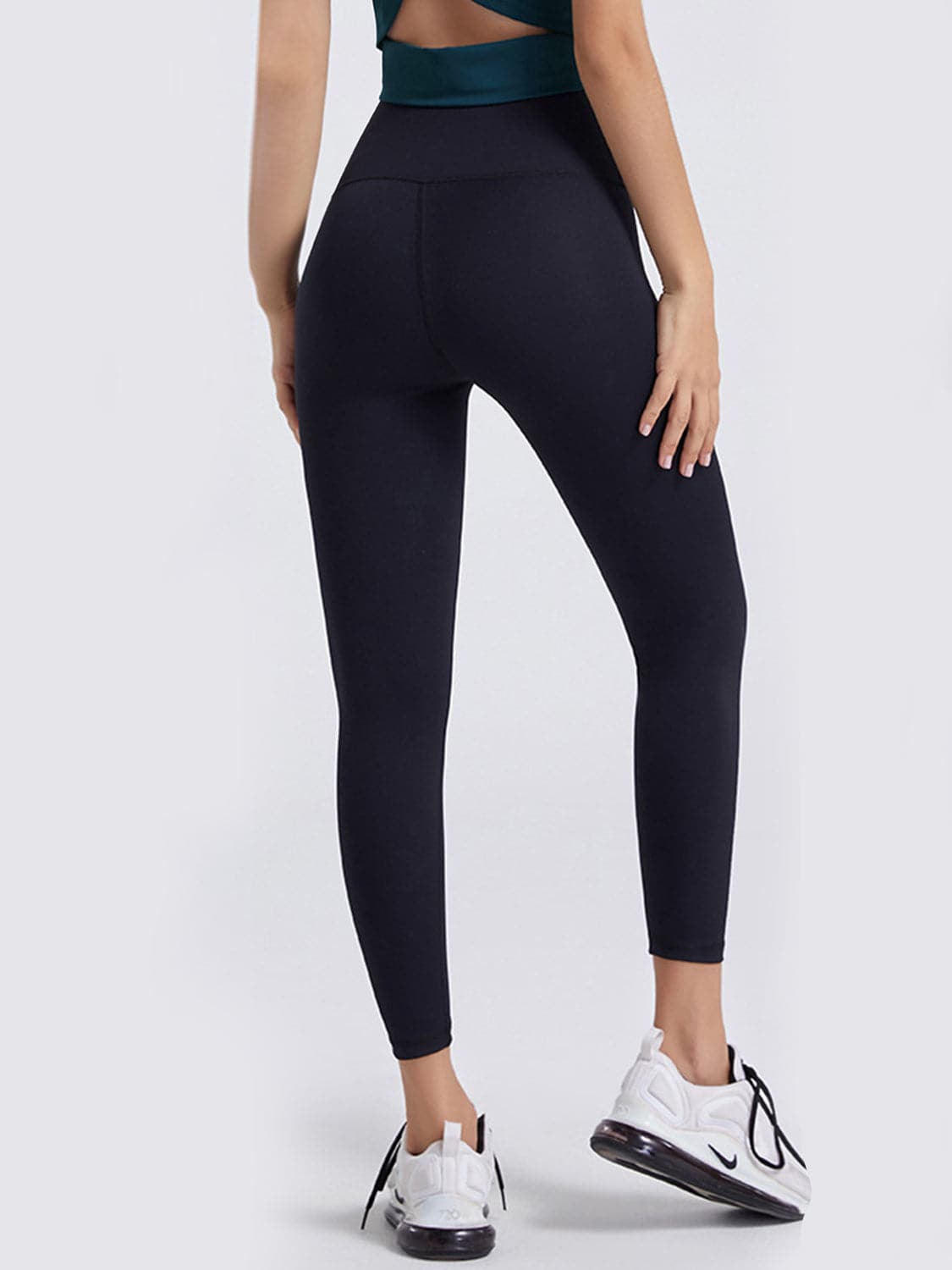 Wide Waistband Sports Leggings.