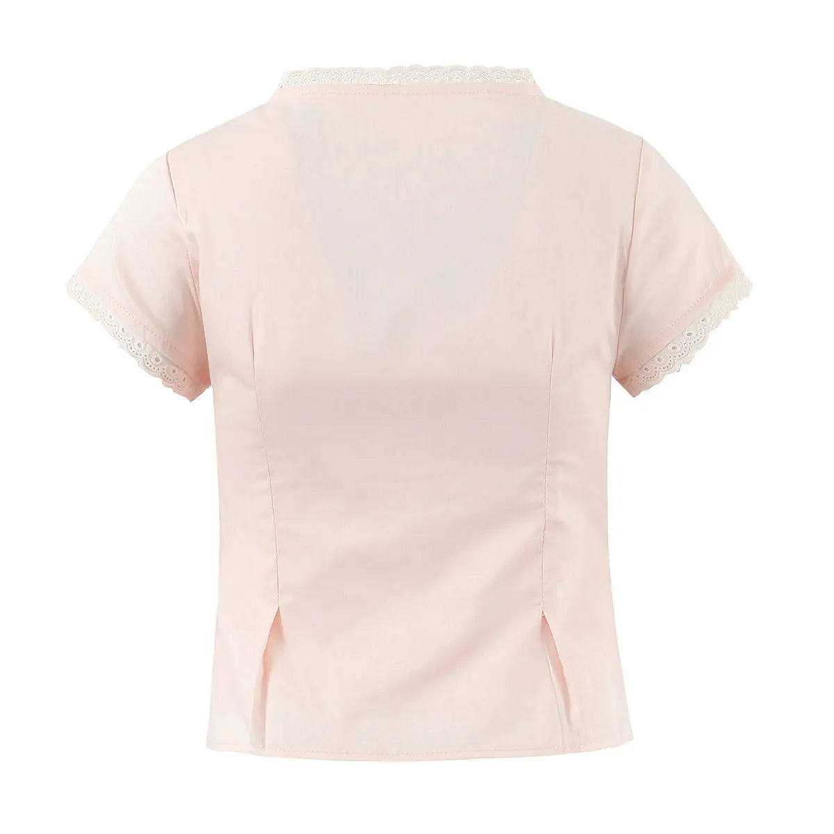 Elegant Lace Flying Sleeve Top And High Waist Elastic Skirt Set Bella Mia