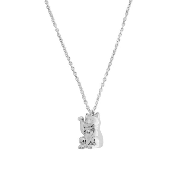Lucky Cat Charm Necklace Coco’s Tee Boutique